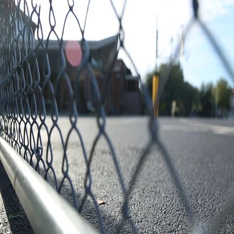Empty school yard and playground Video stock 69547888