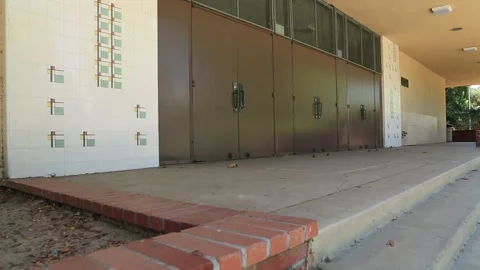 Empty Schoolyard Video stock 130833535