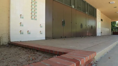 Empty Schoolyard Video stock 130833587
