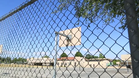 Empty Schoolyard Video stock 130834254