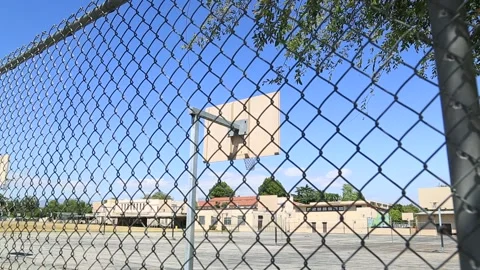 Empty Schoolyard Video stock 130834258