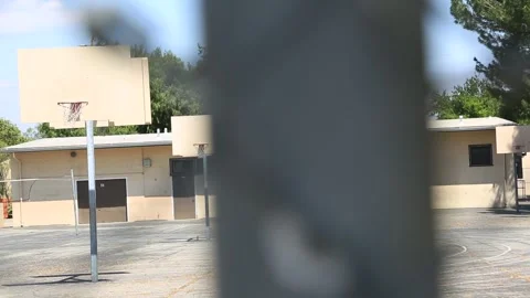 Empty Schoolyard Video stock 130834343