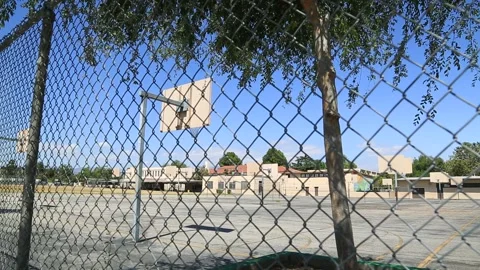 Empty Schoolyard Video stock 130834370