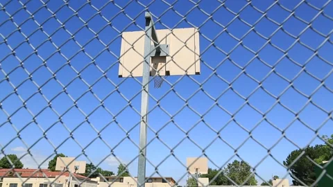 Empty Schoolyard Video stock 130834402