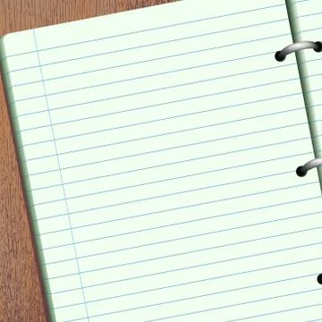 Empty Scrapbook Stock Illustration