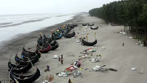 Empty sea beach  Stock Footage 133065192