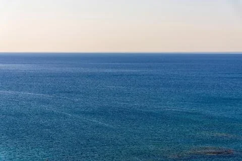 Empty sea landscape Stock Photos