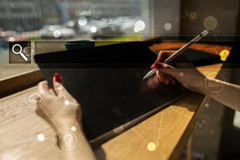 Empty Search bar. Web site, URL. Business, internet and technology concept. Photos