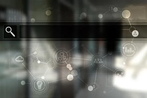 Empty Search bar. Web site, URL. Business, internet and technology concept. Photos