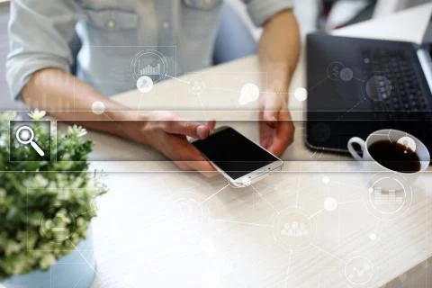 Empty Search bar. Web site, URL. Business, internet and technology concept. Fotos de archivo