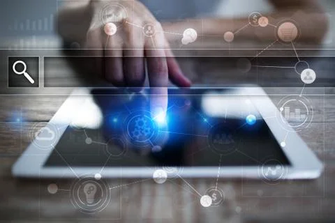 Empty Search bar. Web site, URL. Business, internet and technology concept. Photos