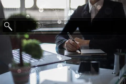 Empty Search bar. Web site, URL. Business, internet and technology concept. Photos