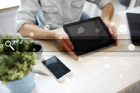 Empty Search bar. Web site, URL. Business, internet and technology concept. Photos