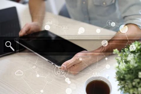 Empty Search bar. Web site, URL. Business, internet and technology concept. Photos