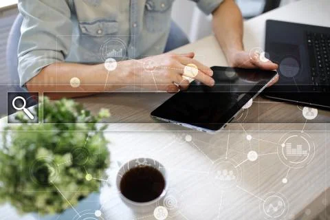 Empty Search bar. Web site, URL. Business, internet and technology concept. Stock-Fotos