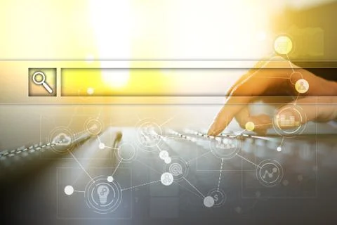 Empty Search bar. Web site, URL. Business, internet and technology concept. Photos