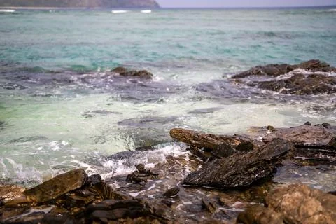 Empty seaside in spring at Aka Island, Zamami Village, Okinawa Prefecture, Japan 写真素材