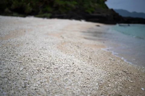 Empty seaside in spring at Aka Island, Zamami Village, Okinawa Prefecture, Japan 写真素材