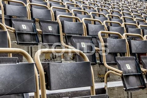 Empty Seats In Outdoor Theater