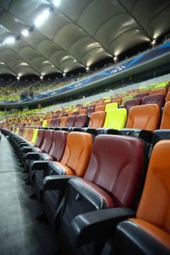 Empty seats Stock Photos