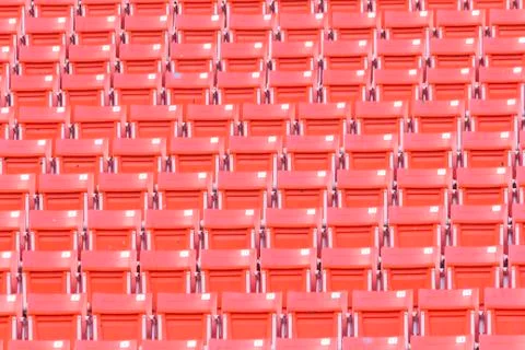Empty seats at stadium Stock Photos