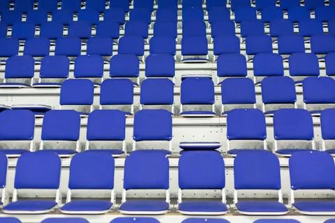 Empty seats in stadium Фото