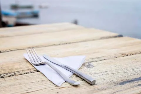 Empty Set In Restaurant Stock Photos
