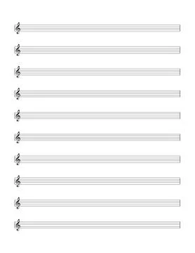 Empty sheet of notes template Stock Illustration