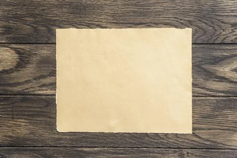 Empty sheet of paper with copy space Fotos de archivo