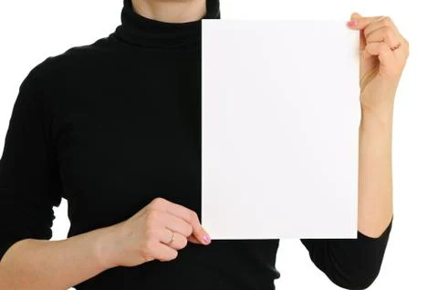 Empty sheet of paper Stock Photos