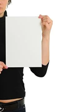 Empty sheet of paper Foto stock