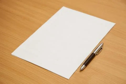 Empty sheets Stock Photos