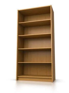 Empty shelf Stock Illustration