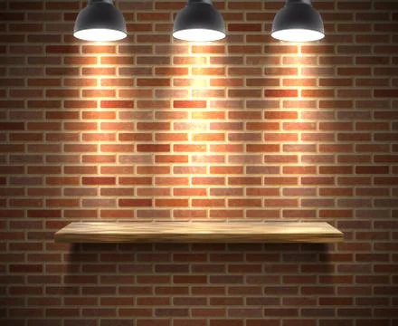 Empty Shelf Illustration Stock Illustration