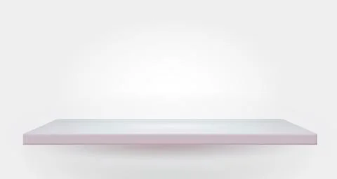 Empty shelves design Stock Illustration