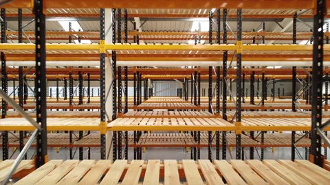 Empty shelves 動画素材 168417288