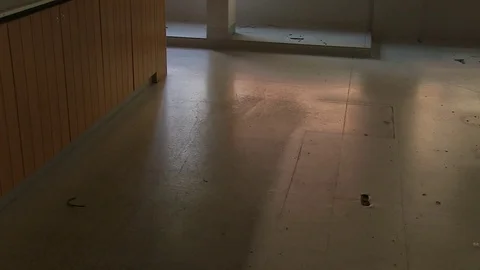 Empty shop inside a mall Stock Footage 84968290