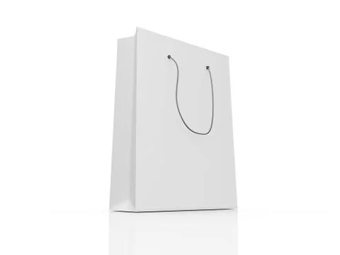 Empty shopping bag Illustrazione stock