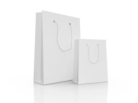 Empty shopping bag Stock Illustration