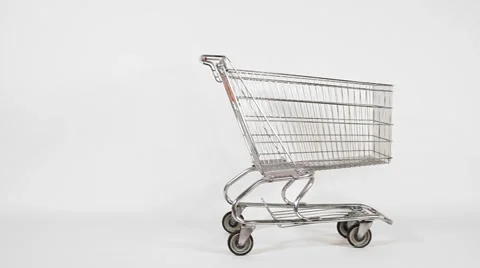 Empty shopping cart Stock Footage 912274