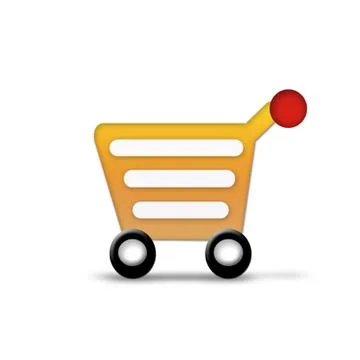 Empty shopping cart icon Stock Illustration