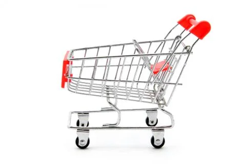 Empty shopping cart Stock Photos
