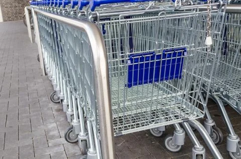 Empty Shopping Cart Stock Photos