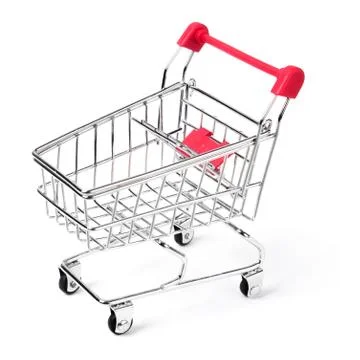 Empty shopping cart Stock Photos