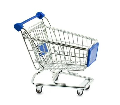 Empty shopping cart Stock Photos