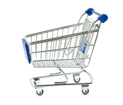 Empty shopping cart Stock Photos