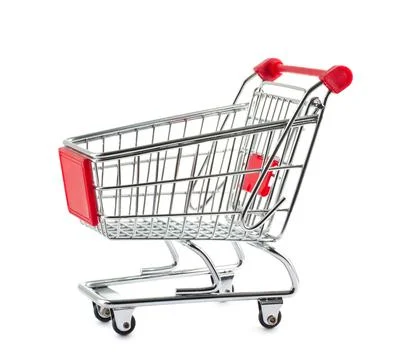 Empty shopping cart Stock Photos