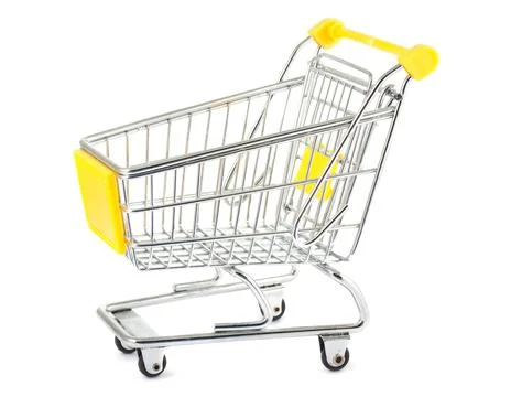 Empty shopping cart Stock Photos