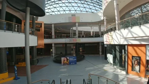 Empty Shopping mall Stock Footage 153938660