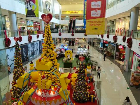 Empty Shopping Mall Stock Photos